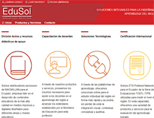 Tablet Screenshot of edu-sol.com